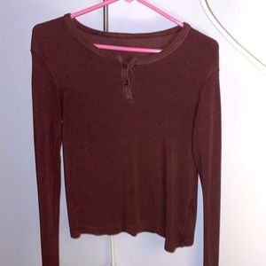 Maroon long sleeve